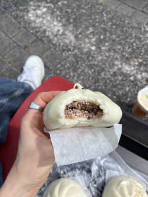 Taro Vegan Meat Bun ($40)  at Tsaoshanbao - 草山包子 in Taipei