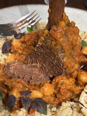 Lamb shank   at Petiole Cafe in Janabiyah