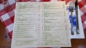 Speisekarte vegan / vegetarisch at Poseidon in Munich