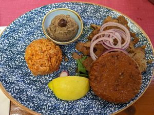 Hacksteak mit Gyros  at Poseidon in Munich