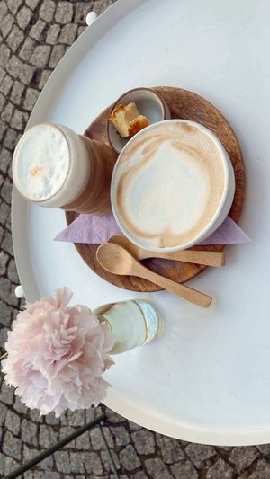 Coffee  at Moksha Health Food Deli in Weimar