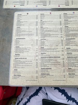 Menu at Adega do Compadre in Santana