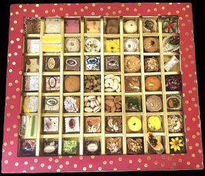 Special Chappan Bhog in a Compact Box at Jain Subkuchh Food Plaza in Mumbai