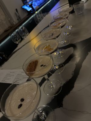 Vegan espresso martini flights !   at Secco in Hamilton