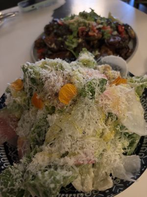 Wasabi Caesar salad    at Secco in Hamilton