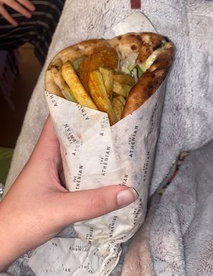 Vegan Gyro - Amazing !!! at The Athenian in West London