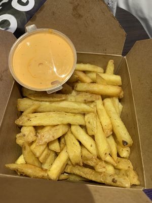 Chips with sriracha mayo  at The Athenian in West London