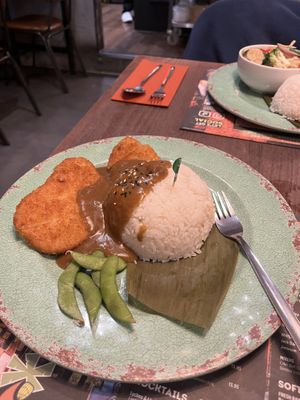 Vegan katsu  at Banana Tree - Covent Garden in London