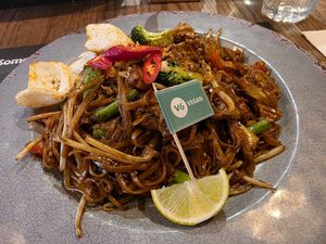 Drunken monks noodles at Banana Tree - Covent Garden in London