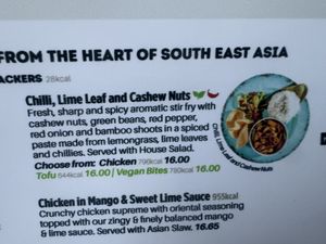 vegan options  at Banana Tree  in South East London