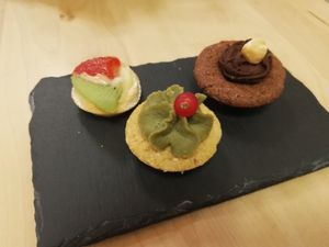 Delicious tartlets at 4 Amici al Bar in Livorno