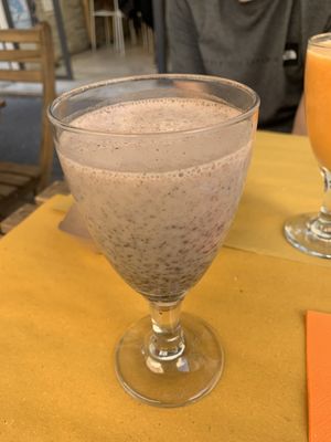Chocolate and banana smoothie  at 4 Amici al Bar in Livorno