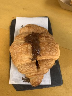 Chocolate croissant  at 4 Amici al Bar in Livorno