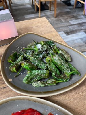 Pimentos de Padron at Rias Baixas 2 in Hannover