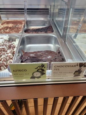 The chocolate Gelato vegan option-- incredibly decadent. Must get! at Venchi Chocolate & Gelato Columbus Circle  in New York City
