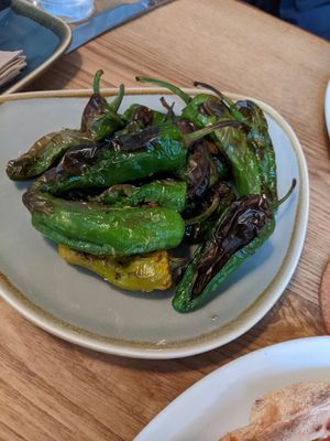 Padron peppers at One Canon in Edinburgh