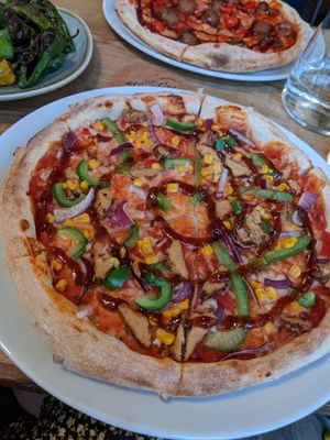 Chicken canon with vegan chix at One Canon in Edinburgh
