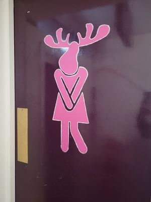 The Australia Toilet Sign at The Australia in Porthmadog