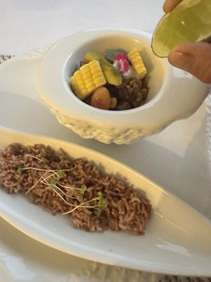 Chili non meat   at The Seasons Restaurant in Takua Thung