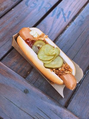 Vegan Hotdog   at Europa Park - Moby Dick Hot Dogs - Kiosk in Rust