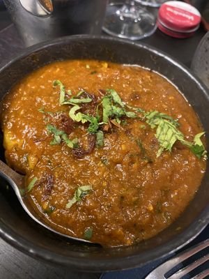 Soya Masala (confirmed vegan!)   at Uday's Indian Restaurant in Wolverhampton
