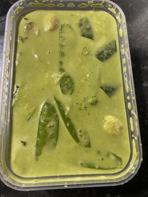 Thai Green Curry   at Uday's Indian Restaurant in Wolverhampton