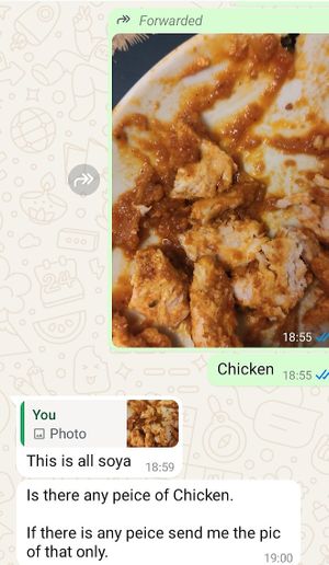 Disgraceful never ordering again and reported. at Uday's Indian Restaurant in Wolverhampton