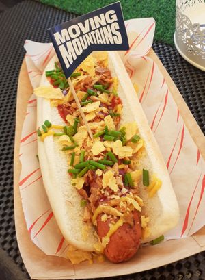 Roots Vegan Food Trailer - West Sussex - Good Vibez Dog at Roots Vegan Food - Pop up in Littlehampton