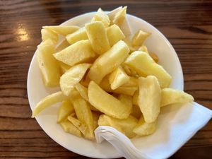 Handcut chips  at Clachan Inn in Stirling