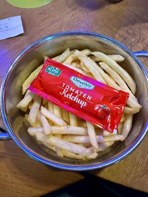French fries at Europa Park - Food Loop in Rust