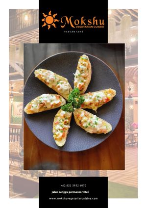  at Mokshu Vegetarian Cuisine in Canggu