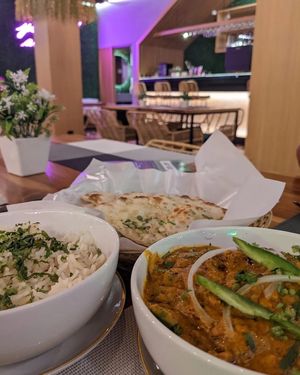 Authentic Indian tastes and big portion👍👍👍 at Mokshu Vegetarian Cuisine in Canggu