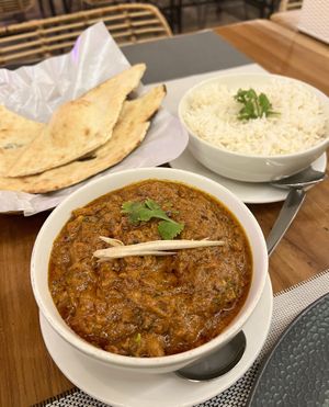 Chicken tikka masala (ask to make vegan)  at Mokshu Vegetarian Cuisine in Canggu