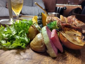 Tenderloin pork platter at Gora Brewery & Grill in Hakone