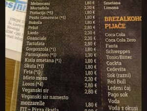  at Pizzeria Dal Nonno in Celje