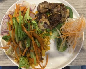 Vegan scallops aka mushrooms   at Mt Fuji Japanese Cuisine - Maybe closed in Kathmandu