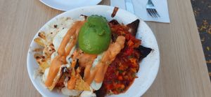 Nachos at Fed By Plants in South East London