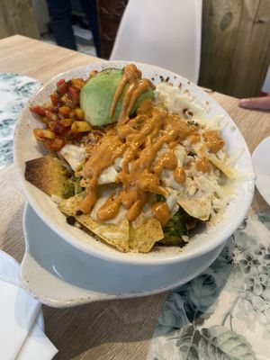 Nachos #Veganuary at Fed By Plants in South East London