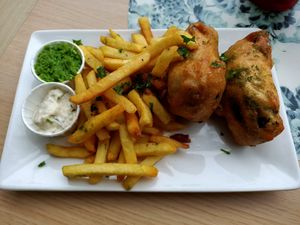Tofish and Chips at Fed By Plants in South East London
