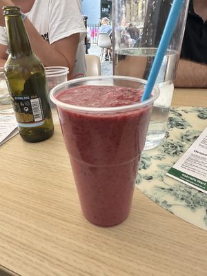 Berry smoothie   at Fed By Plants in South East London