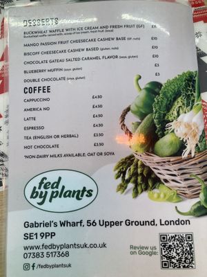   at Fed By Plants in South East London