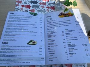 Menu   at Fed By Plants in South East London