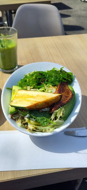 Super food salad at Fed By Plants in South East London