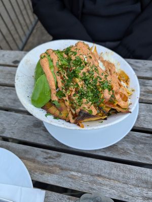 Nachos at Fed By Plants in South East London