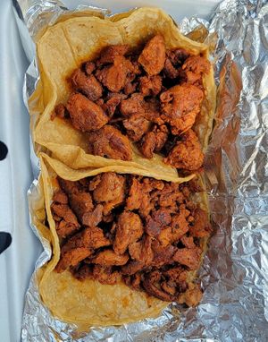 Vegan Al Pastor Tacos at Tlacoyo Mexican Grill in Deerfield