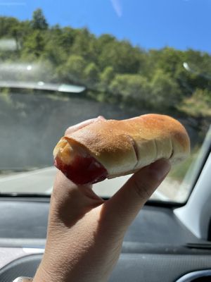 Rolls with jam   at Shambhala Bakery in Zabljak