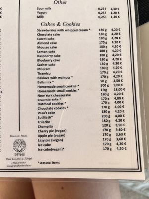   at Shambhala Bakery in Zabljak