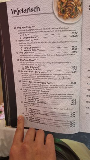 vegetarian options but many are vegan at China-Thai in Noerdlingen