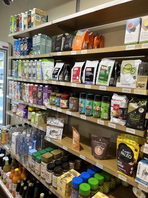 Vegan milks and coffees   at Health Zone in South West London