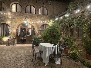   at Osteria Del Vicario in Certaldo